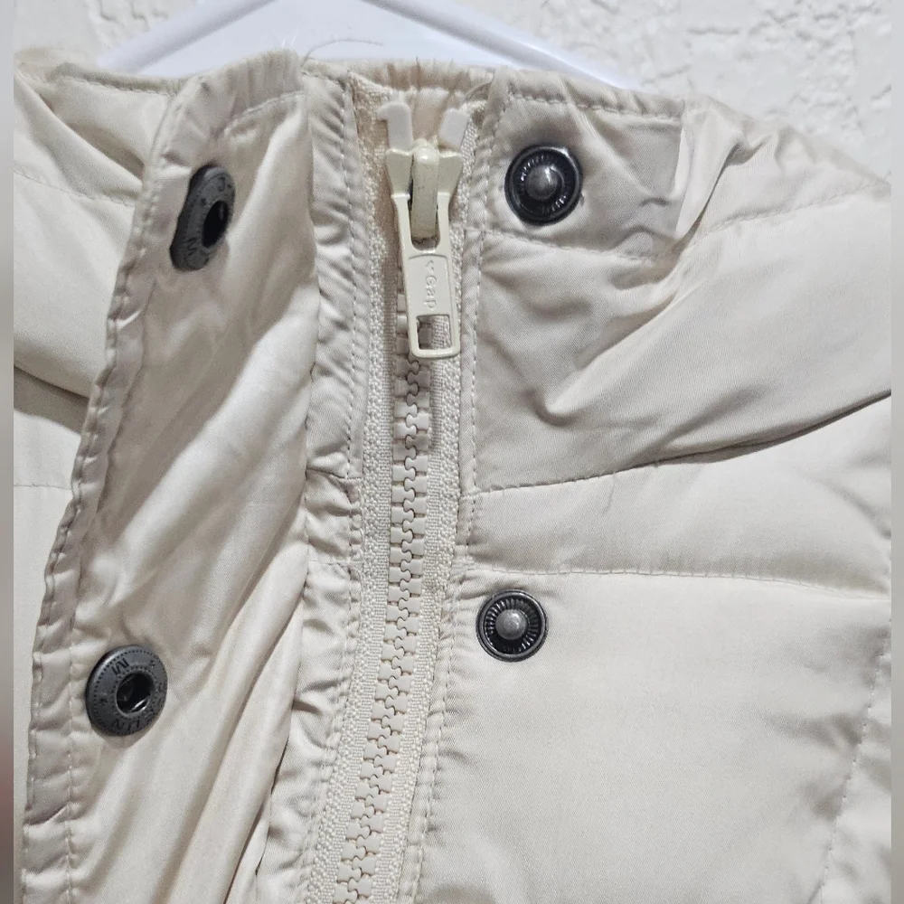 Gap Kids Cream Puffer Jacket Toddler XS 4 - 5